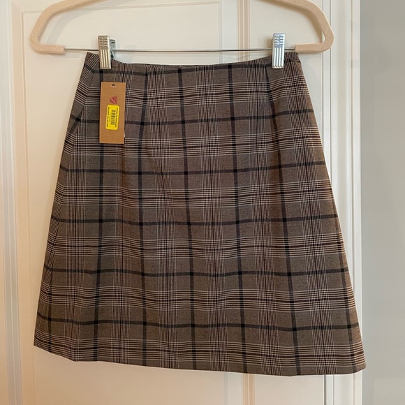 CREMIEUX Plaid Skirt NWT - Picture 5 of 5